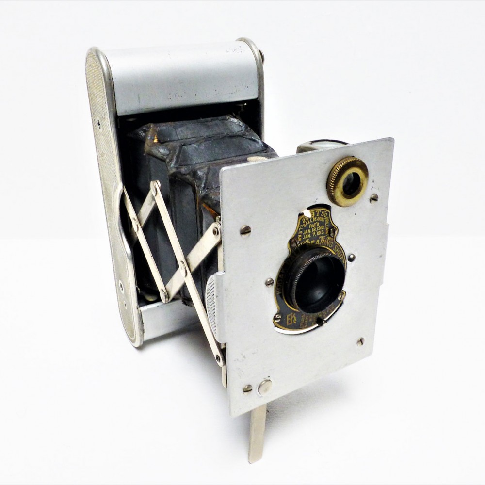 Ancien Appareil Photo Pliant Kodak Vest Pocket - Modèle US Période 14/18